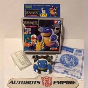 Vintage 1998 POKEMON TOMY POCKET MONSTERS BLASTOISE KAMEX AULDEY MODEL KIT P-02